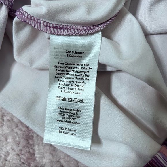 NWT Eddie Bauer Purple and Pink Ikat Aster Crossover Dress Outdoors Size Small - Picture 5 of 11